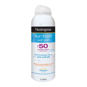 Protetor Solar Neutrogena Sun Fresh Wet Skin FPS 50 180ml