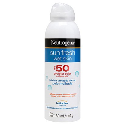 Protetor Solar Neutrogena Sun Fresh Wet Skin FPS 50 180ml