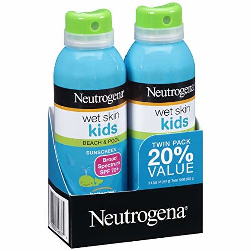 Protetor Solar Neutrogena Wet Skin Kids Spray Spf 70-2un