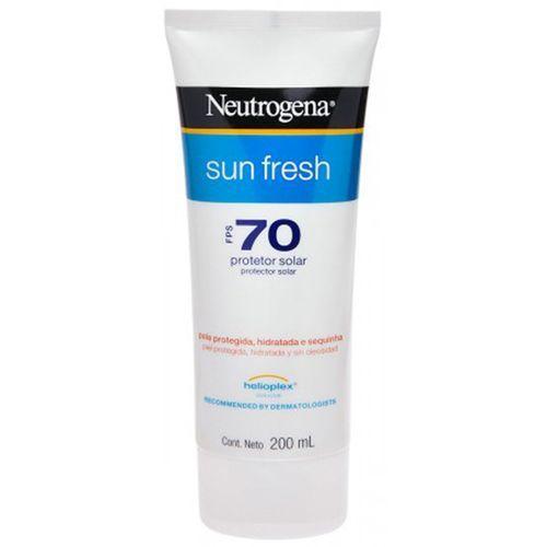 Protetor Solar Neutronega Sun Fresh Fps70 200ml - Neutrogena