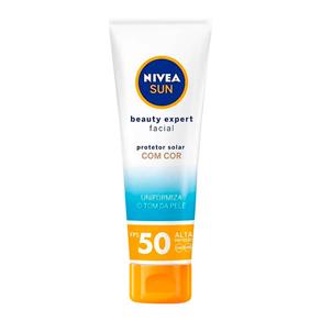 Protetor Solar Nivea Facial Beauty - com Cor FPS50 50g