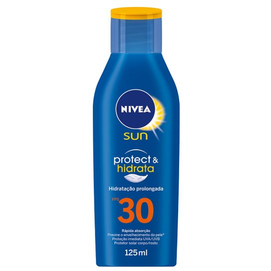 Protetor Solar Nivea Protect Hidrata Fps30 125ml