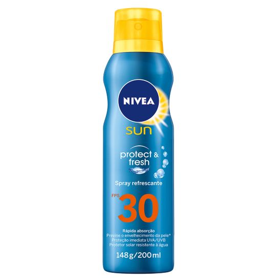 Protetor Solar Nivea Sun Procter & Fresh Fps30 Spray 200ml