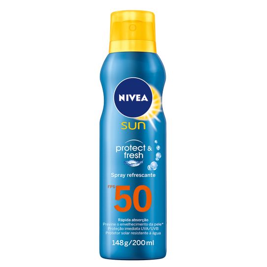 Protetor Solar Nivea Sun Procter & Fresh Fps50 Spray 200ml