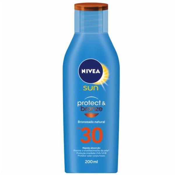 Protetor Solar Nivea Sun ProtecBronze com Bronzeamento Natural FPS 30 - 200ml