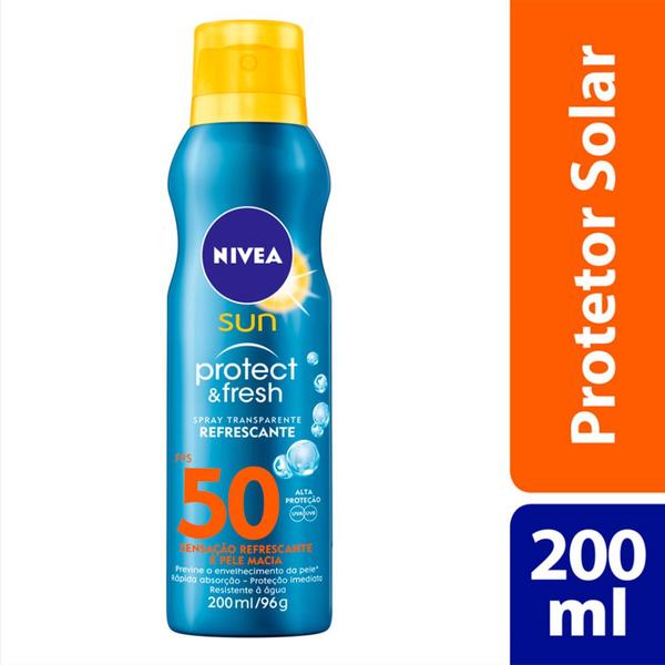 Protetor Solar Nivea Sun Protect Fresh FPS 50 Spray