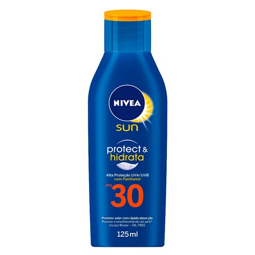 Protetor Solar Nivea Sun Protect & Hidrata FPS 30 Loção com 125ml