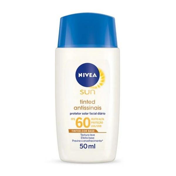 Protetor Solar Nivea Tinted Antissinais F60 50ml - Bdf Nivea Ltda