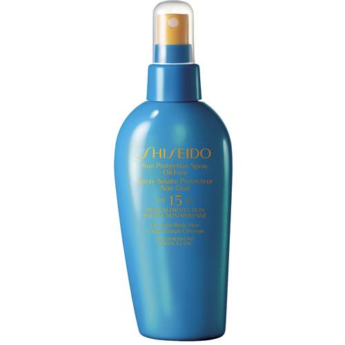 Protetor Solar para Rosto, Corpo e Cabelo Shiseido Sun Protection Spray Oil Free Fps 15