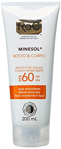 Protetor Solar ROC Rosto e Corpo FPS 60, 200 Ml