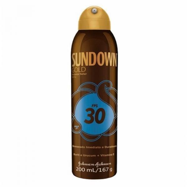 Protetor Solar Spray Sundown Gold FPS-30 200ml - Johnson e Johnson Brasil