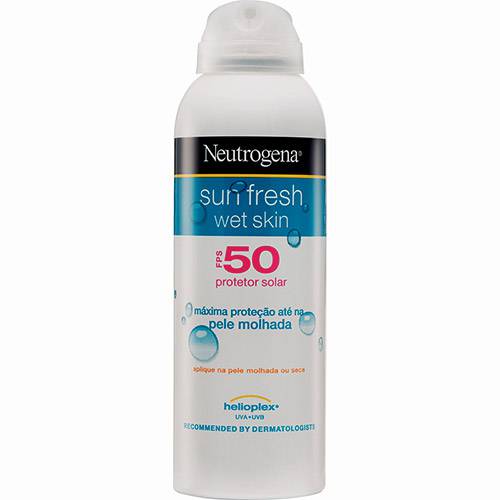 Protetor Solar Sun Fresh Wet Skin FPS 50 180ml Neutrogena