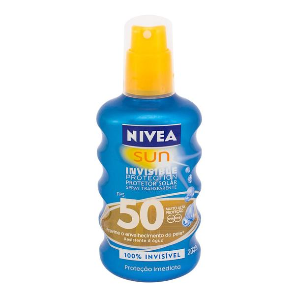 Protetor Solar Sun Invisible Protection FPS 50 Spray 200ml - Nivea