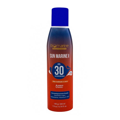 Protetor Solar Sun Marine FPS 30 Spray com 140g