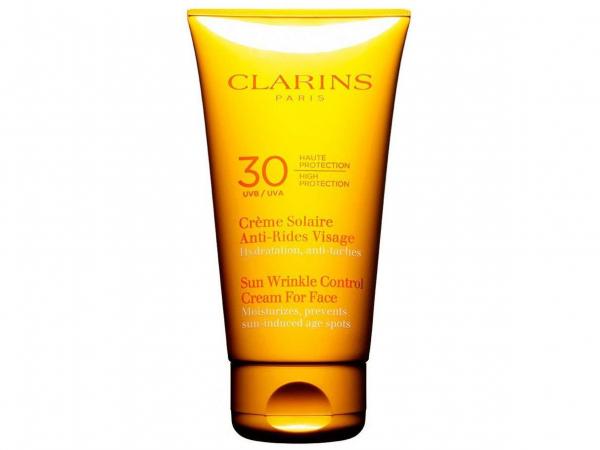 Protetor Solar Sun Wrinkle Control Cream Face 75ml - FPS 30 Clarins