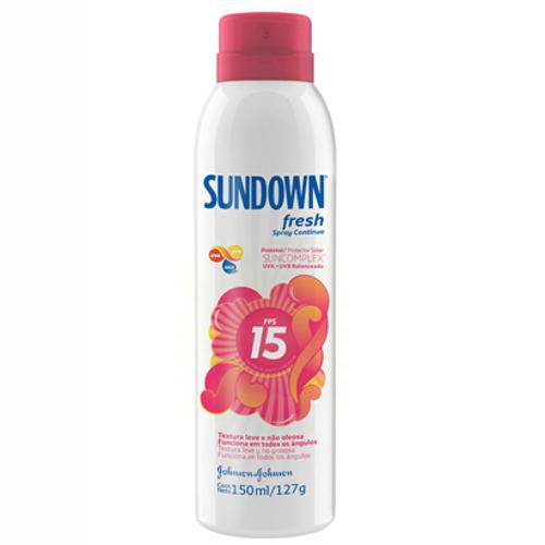 Protetor Solar Sundown Fresh Spray Contínuo Fps 15 150ml