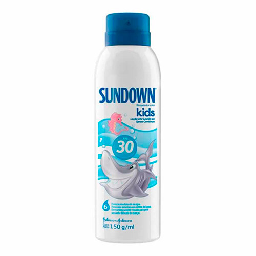 Protetor Solar Sundown Kids Contínuo FPS30