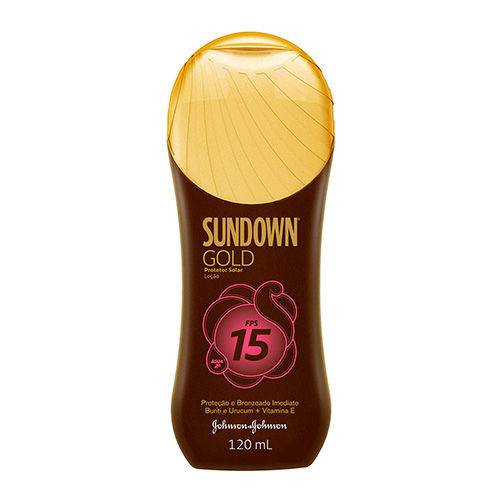 Protetor Solar Sundown Loção Gold Fps15