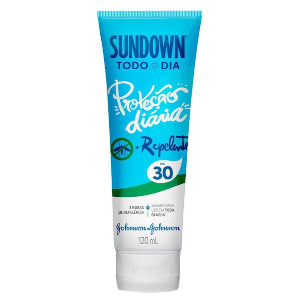 Protetor Solar Sundown Todo Dia com Repelente FPS30 - 120ml - Johnson Johnson