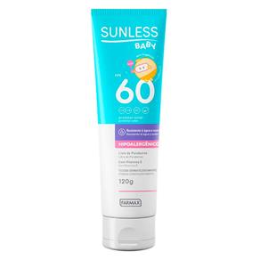 Protetor Solar Sunless Baby FPS 60 - 120g