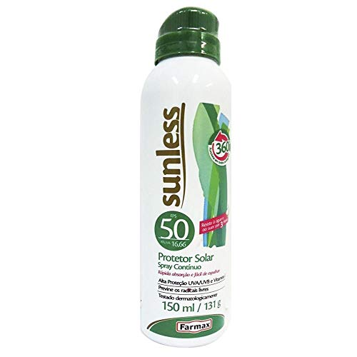 Protetor Solar Sunless FPS 50 Spray com 150ml