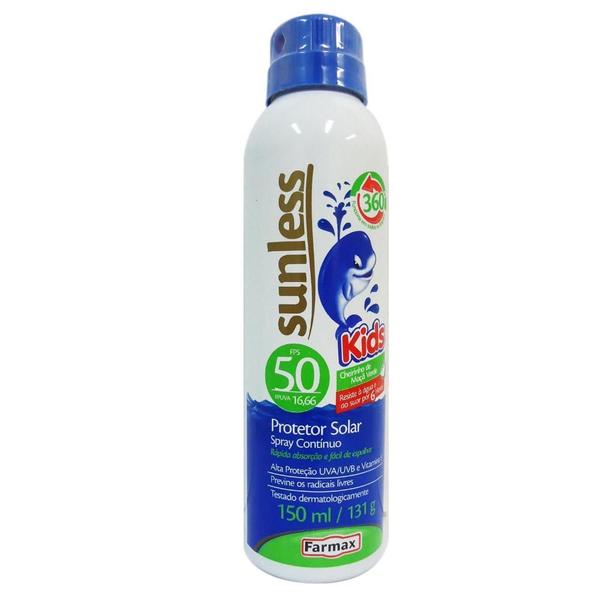 Protetor Solar Sunless Spray Kids FPS50 - 150ML