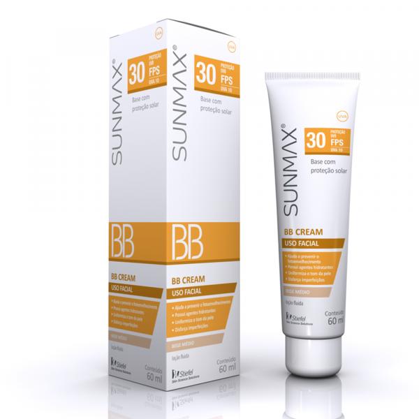 Protetor Solar Sunmax Bb Cream Bege Medio Stiefel 60ml