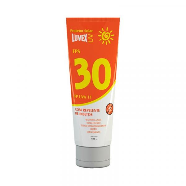 Protetor Solar UV FPS 30 com Repelente de Insetos LUVEX