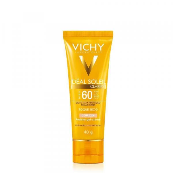 Protetor Solar Vichy Ideal Soleil Clarify FPS 60, Pele Morena, 40g - L'oreal Brasil Comercial