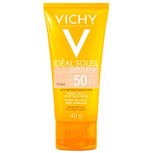 Protetor Solar Vichy Ideal Soleil Efeito Base Fps50 Cor Clara 40g