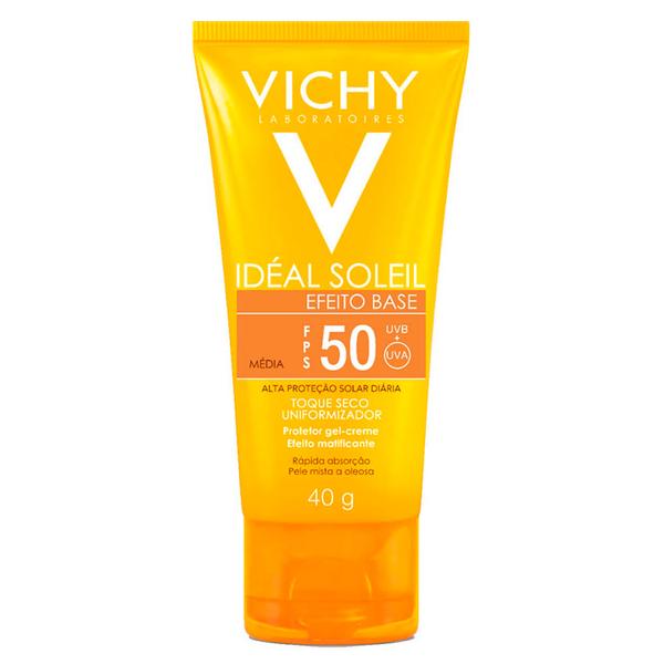Protetor Solar Vichy Ideal Soleil Efeito Base Fps50 Cor Média 40g