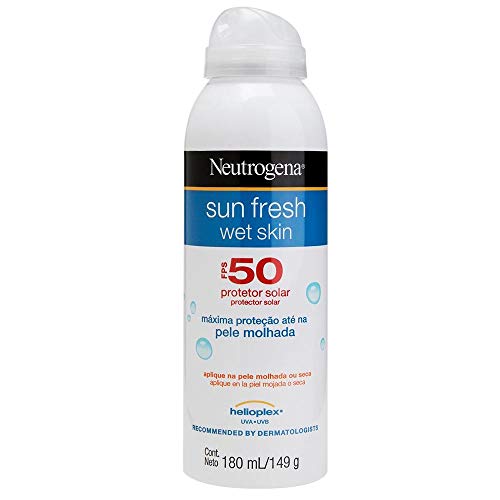 Protetor Solar Wet Skin Neutrogena Sun Fresh Fps 50 180Ml, Neutrogena
