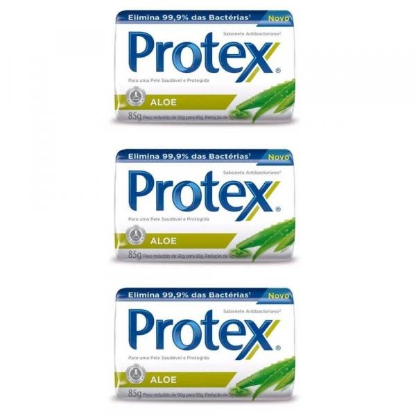 Protex Aloe Sabonete 85g (Kit C/03)