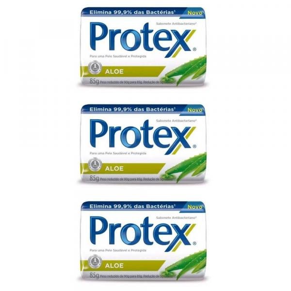 Protex Aloe Sabonete 85g (Kit C/03)
