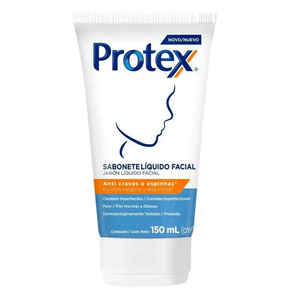 Protex Anti Cravos e Espinhas Sabonete Líquido Facial 150mL