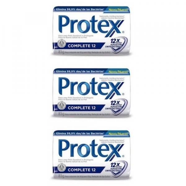 Protex Complete 12 Sabonete 85g (Kit C/03)