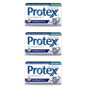 Protex Complete 12 Sabonete 85g - Kit com 03