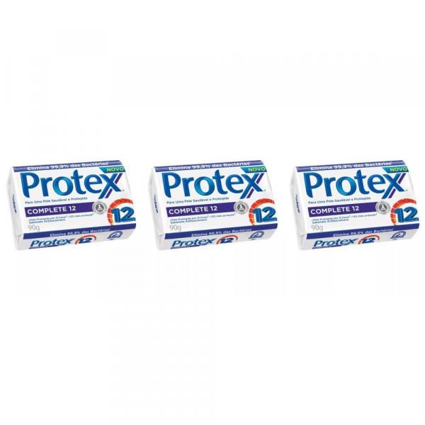 Protex Complete 12 Sabonete 90g (Kit C/03)