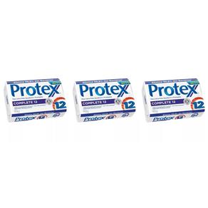 Protex Complete 12 Sabonete 90g - Kit com 03