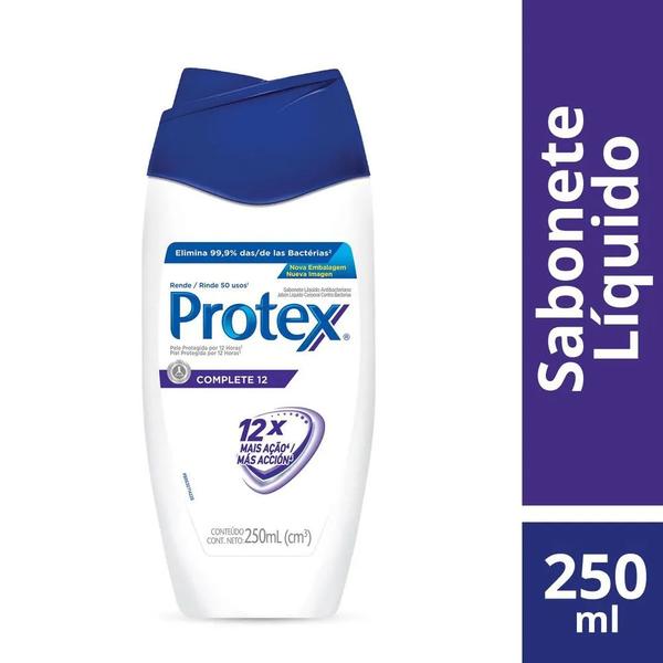 Protex Complete 12 Sabonete Líquido Antibacteriano 250mL