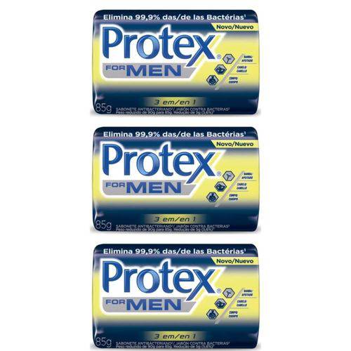 Protex 3em1 Men Sabonete 85g (kit C/03)