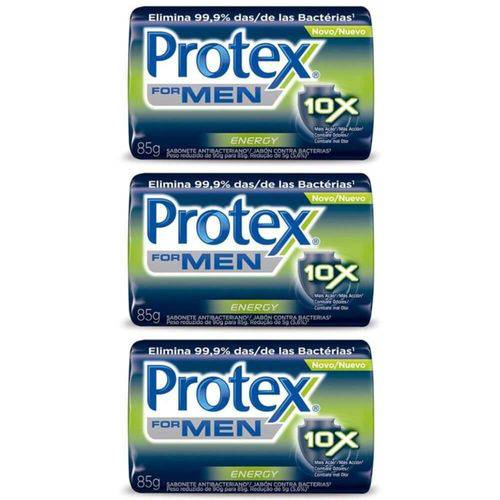 Protex Energy Men Sabonete 85g (kit C/03)