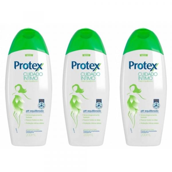 Protex Fresh Sabonete Íntimo 200ml (Kit C/03)