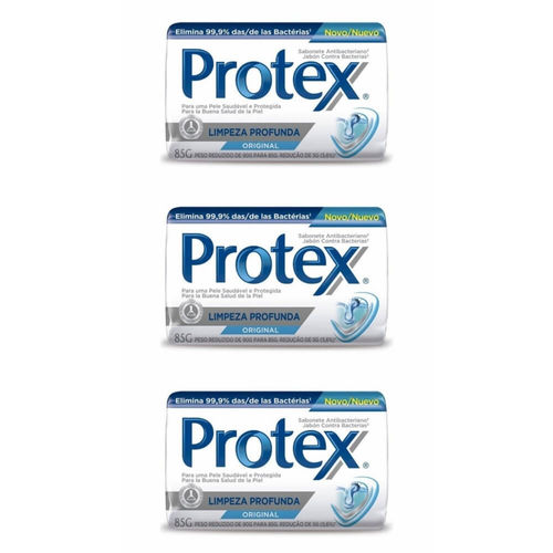 Protex Limpeza Profunda Sabonete 85g (kit C/03)