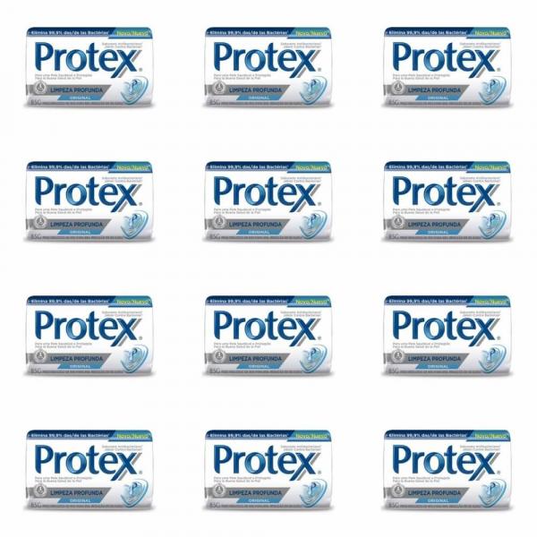 Protex Limpeza Profunda Sabonete 85g (Kit C/12)