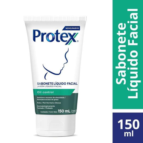 Protex Oil Control Sabonete Líquido De Limpeza Facial 150ml