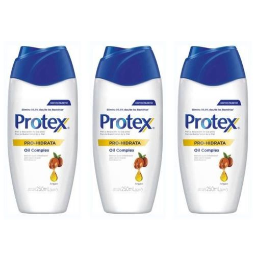 Protex Pro Hidrata Argan Sabonete Íntimo 250ml (kit C/03)
