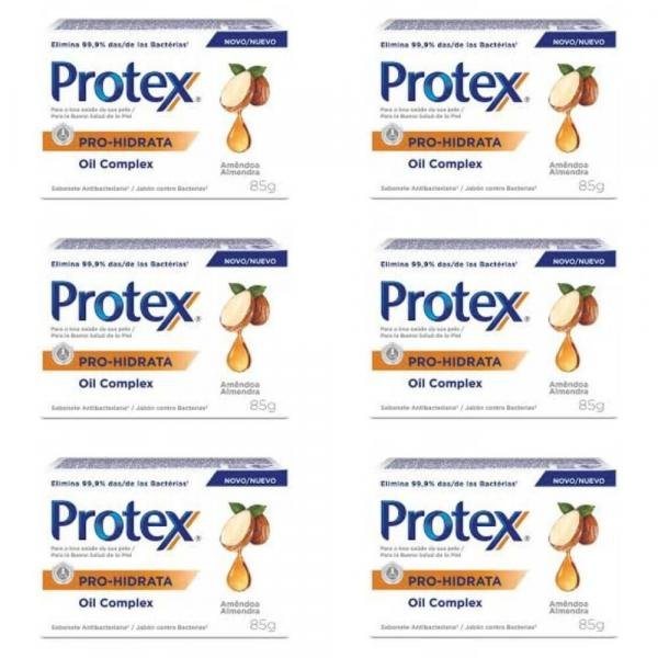 Protex Pro Hidrata Oil Cmplex Sabonete Amêndoas 85g (Kit C/06)