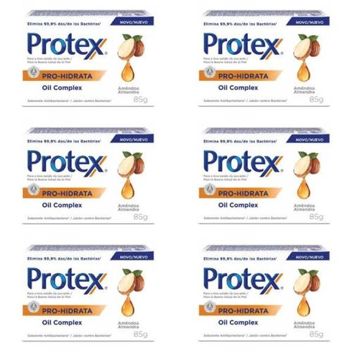 Protex Pro Hidrata Oil Cmplex Sabonete Amêndoas 85g (kit C/06)