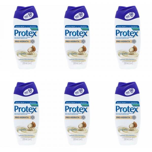 Protex Pro Hidrata Sabonete Íntimo 250ml (Kit C/06)